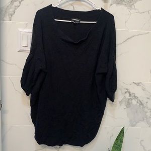 SOLD 🤍 Express off the shoulder sweater top/dress with slits